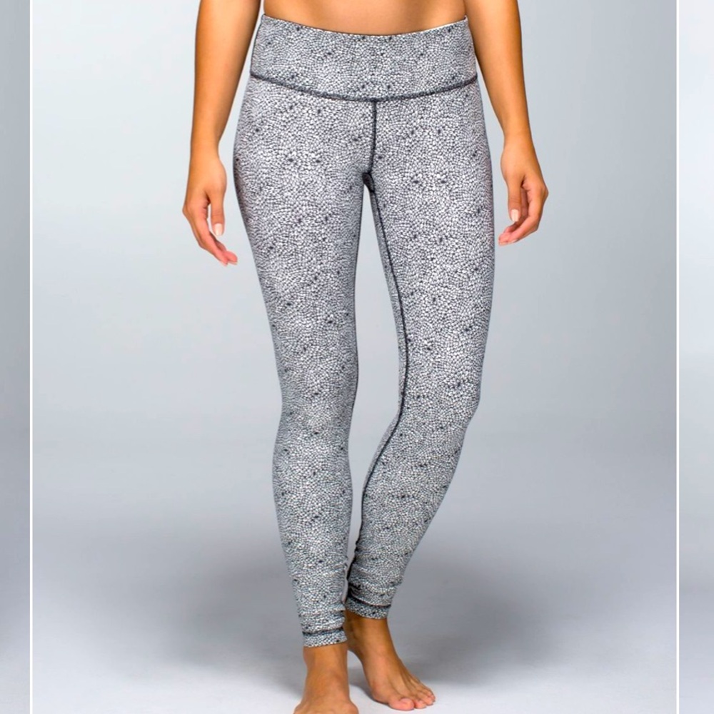 Lululemon Wunder Under Pant - Plush Petal Deep Coal Ghost- size 4